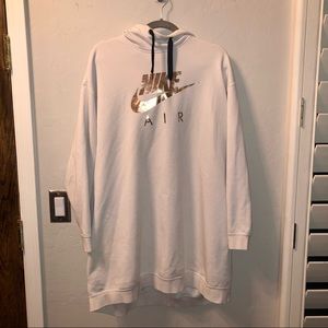 Nike Air Cream/Rose Gold Sweatshirt Dress
